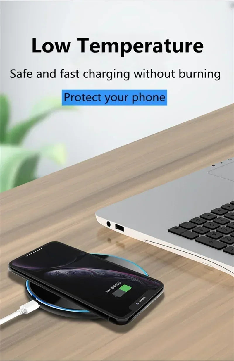 100W Wireless Fast Charging Docking Station - Apple & Android