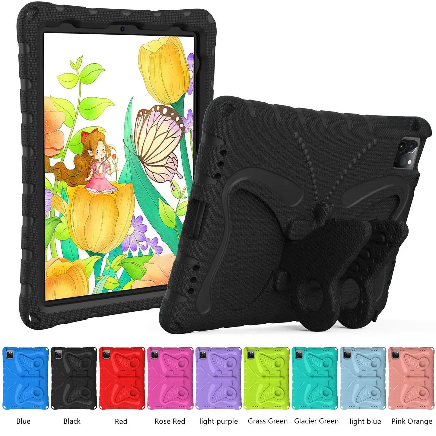 Apple iPad Kids Cartoon Silicone Case