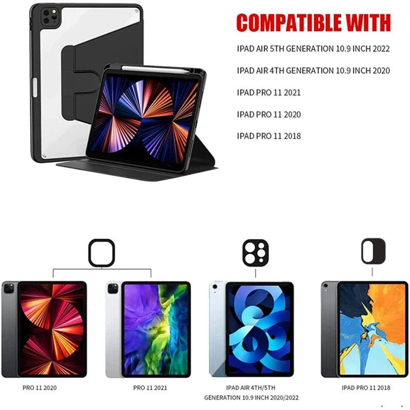 Apple iPad Leather Rotation Cover