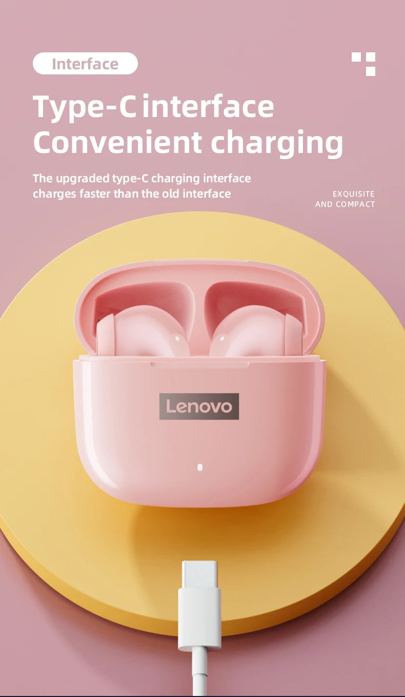Lenovo Multi-Colour Bluetooth Wireless TWS Earphones