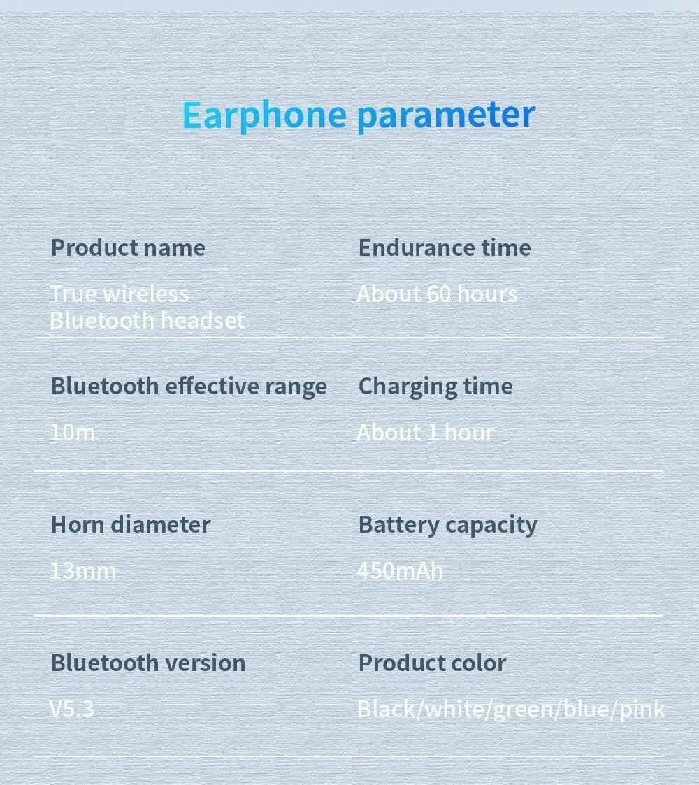 Air Pro 5 TWS Max Wireless Bluetooth Earphones