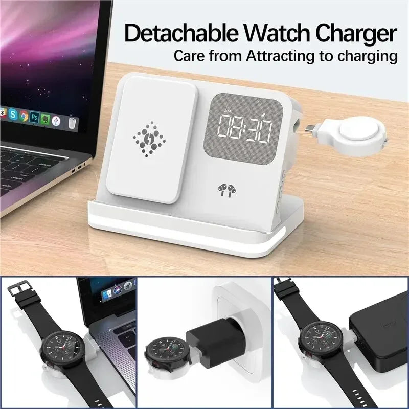 Apple & Samsung - 6 In 1 Wireless Charger Stand