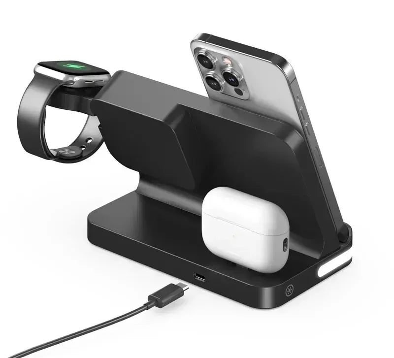 Apple & Samsung - 6 In 1 Wireless Charger Stand