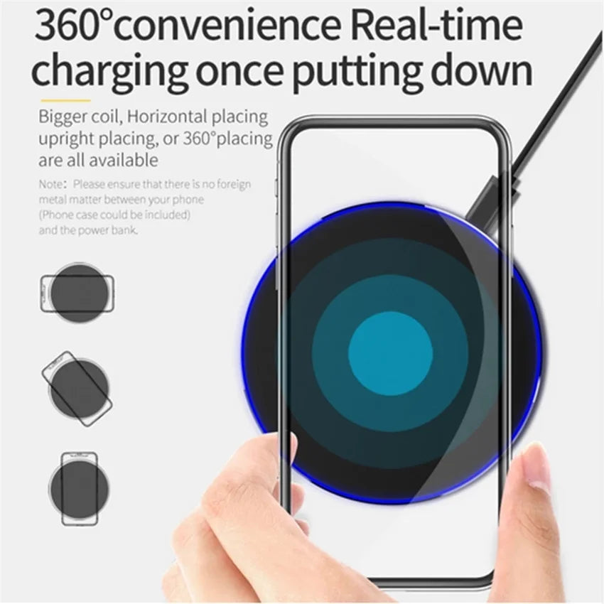 30W Wireless Fast Charging Docking Station - Apple & Android