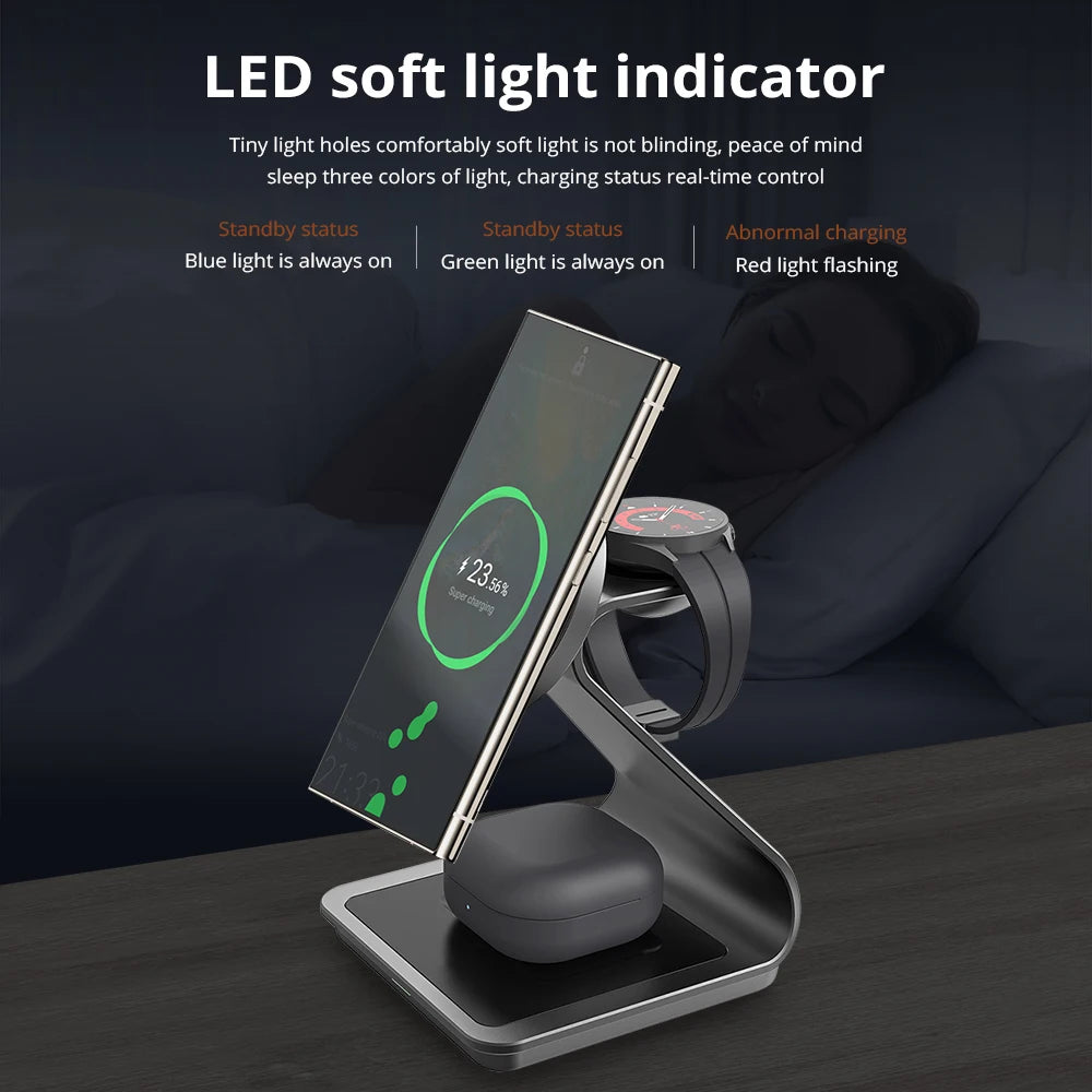 Samsung - 3 in 1 Wireless Charger Station
