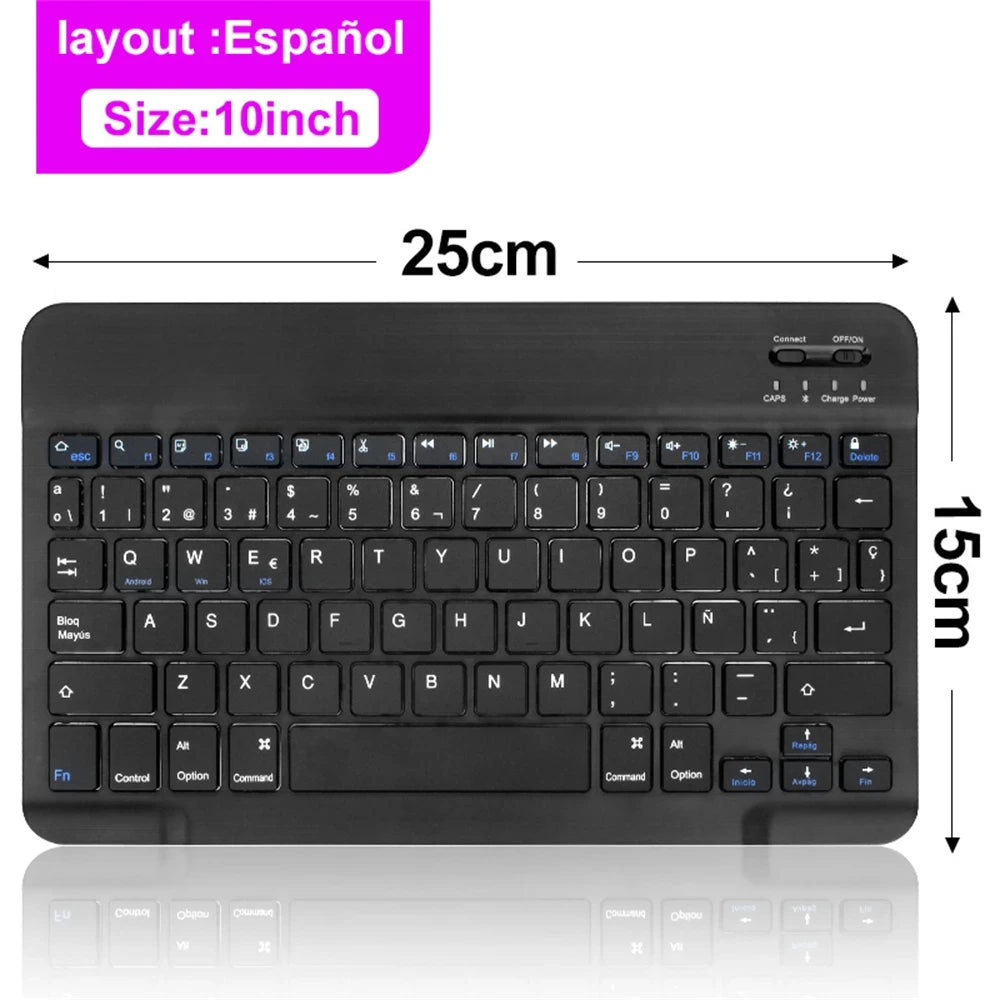 Bluetooth Wireless Keyboard & Mouse For Apple, Android, Windows Tablets