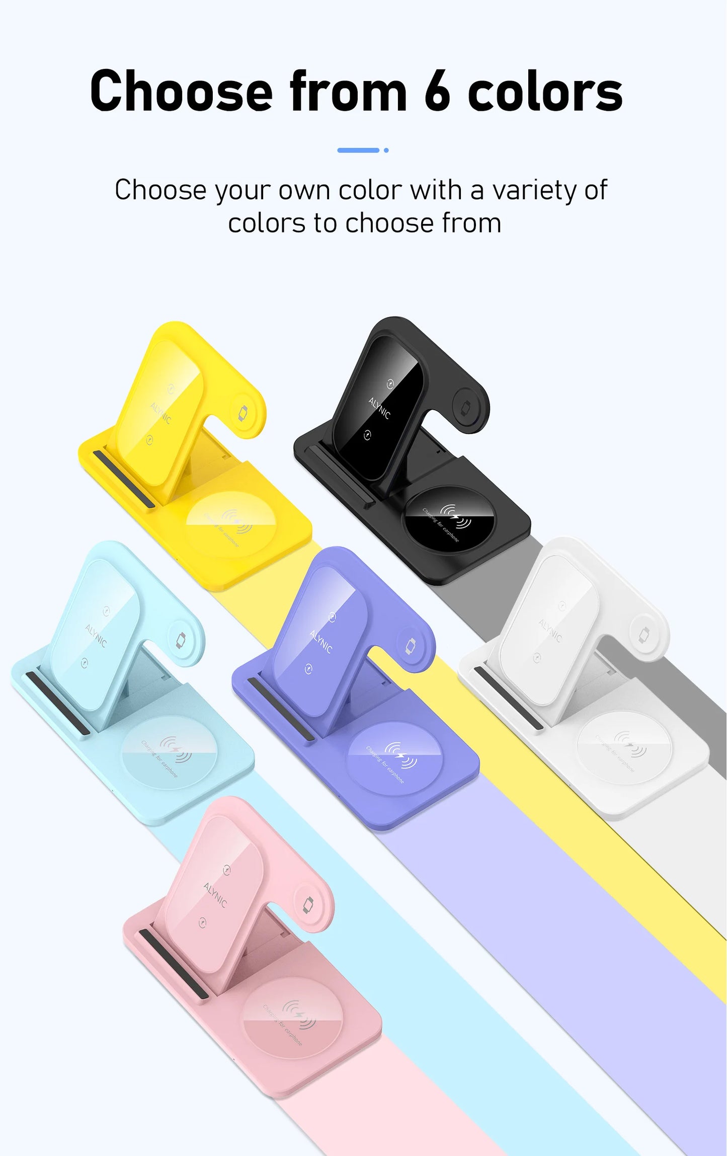 iPhone - 3 in 1 Wireless Charger Stand Pad