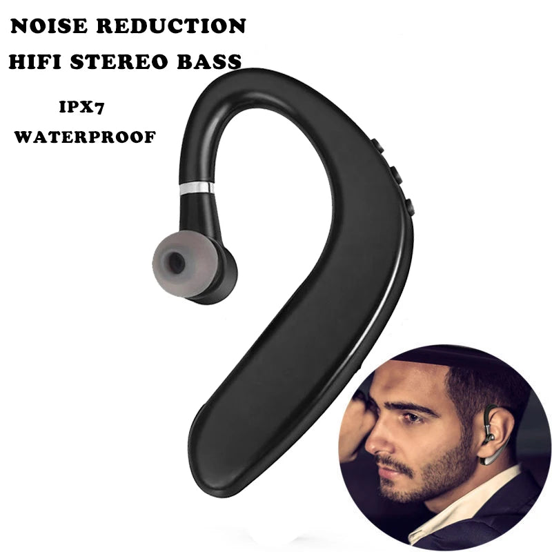 Sports Wireless Bluetooth Hooked Earphones with Mic