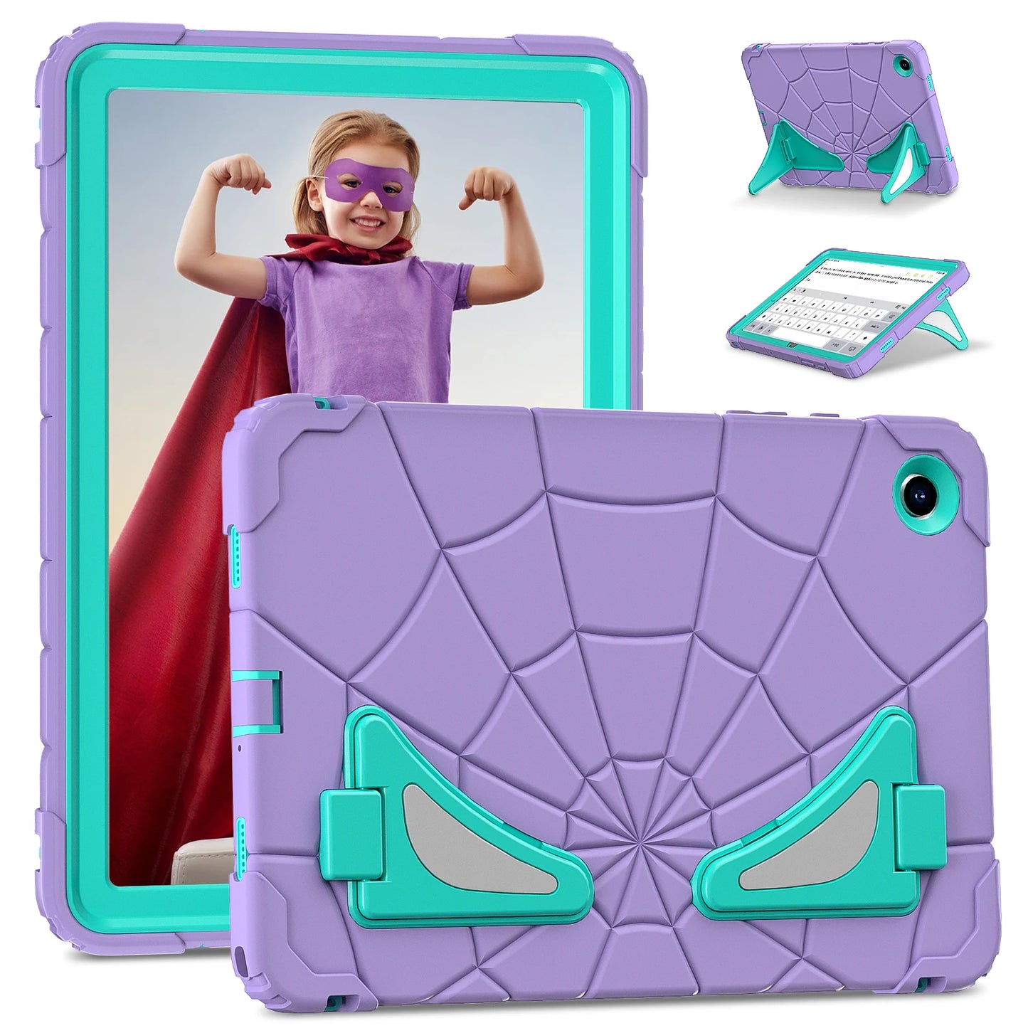 Samsung Galaxy Tab Case S10 S9 FE S8 S7 A9 Plus 11 inch A8 10.5 A7 Lite 8.7 Spider Man Armor Case
