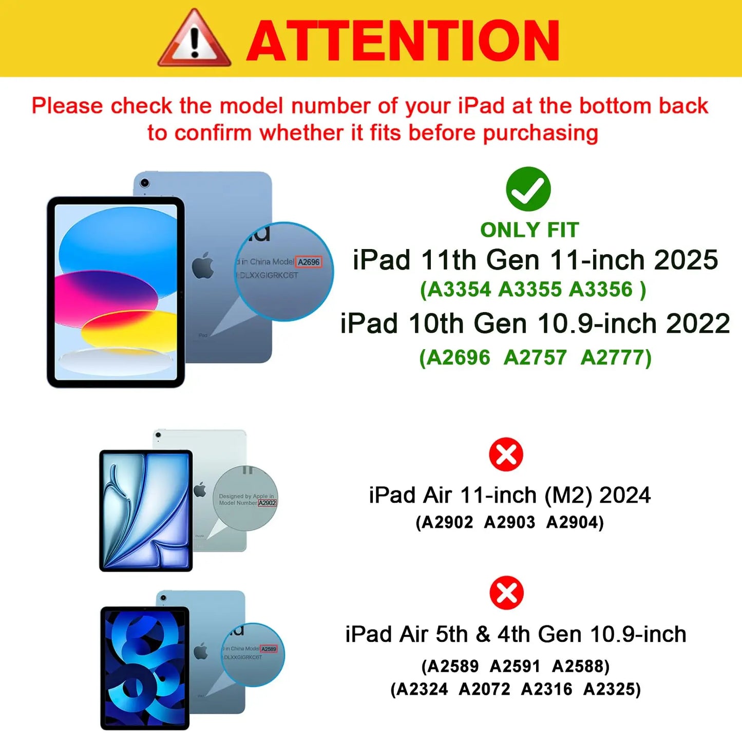 Apple iPad 10th 11th Generation Leather Case