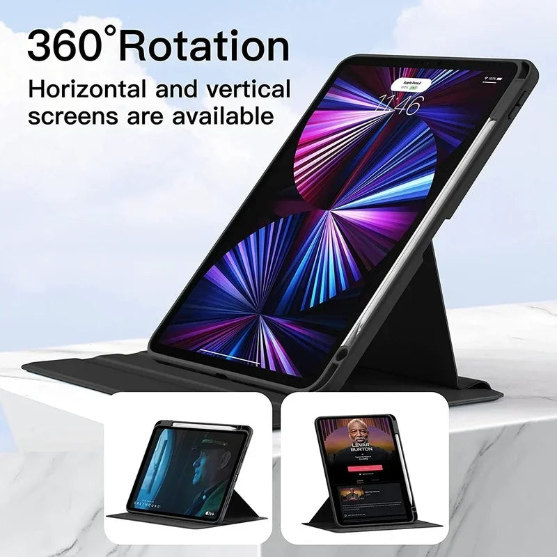 Apple iPad Leather Rotation Cover