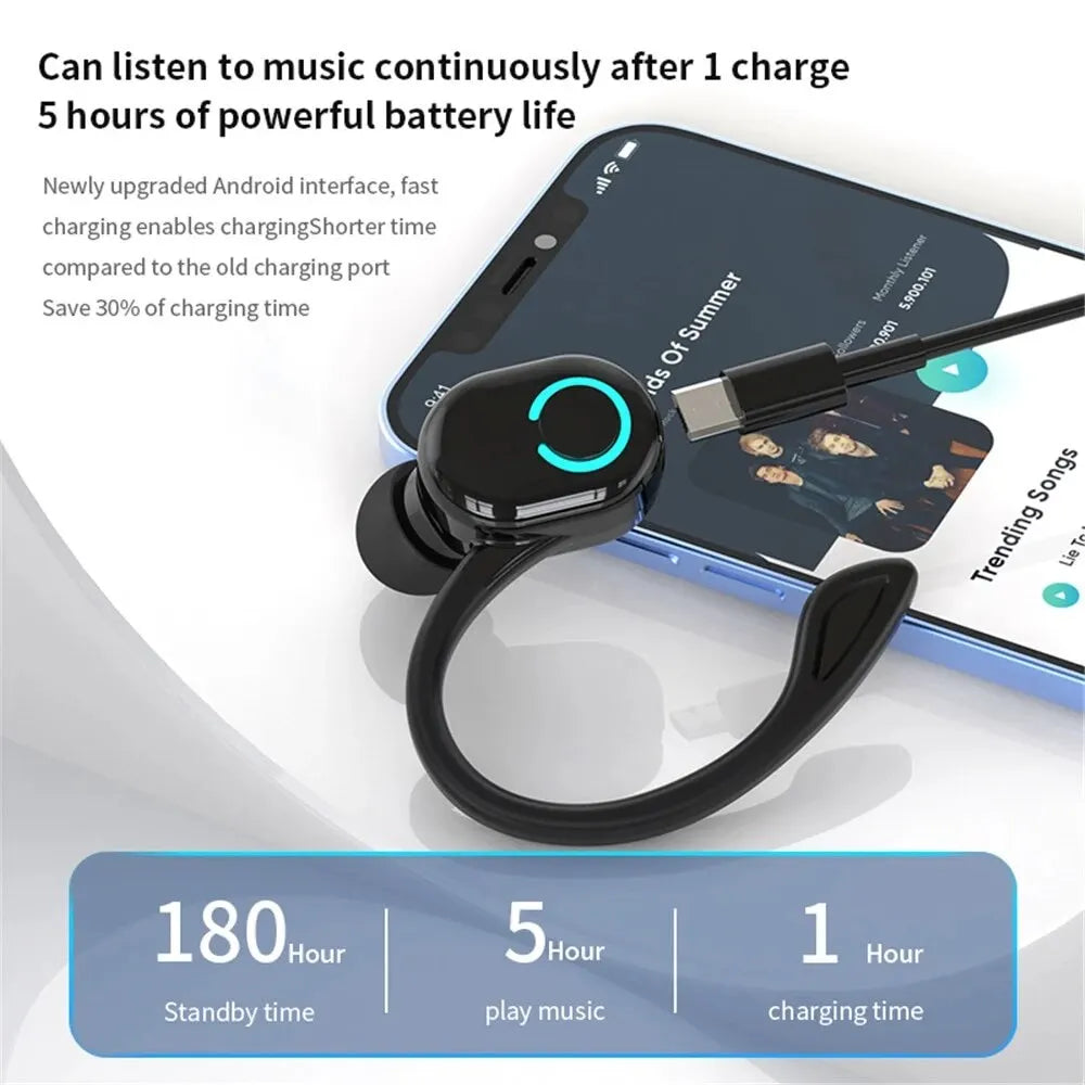 Sports Wireless Bluetooth Hooked Earphones