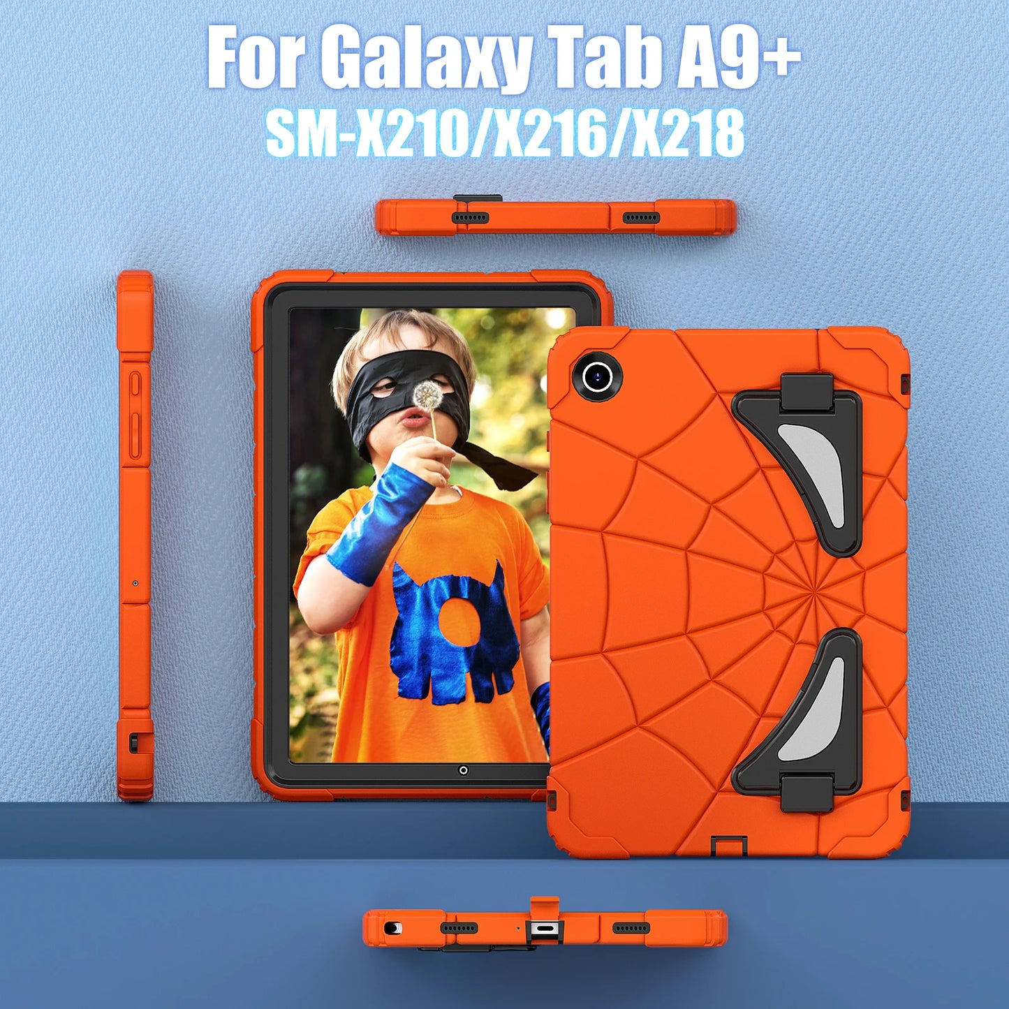 Samsung Galaxy Tab Case S10 S9 FE S8 S7 A9 Plus 11 inch A8 10.5 A7 Lite 8.7 Spider Man Armor Case