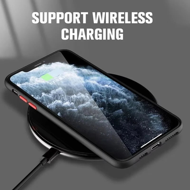 Apple iPhone Wireless Magsafe Shockproof Armor Matte Finish Case