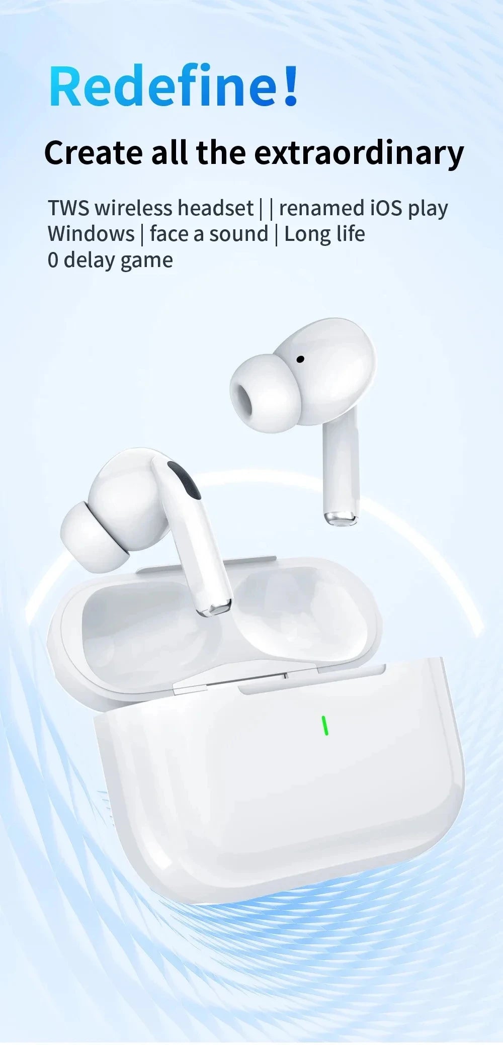 Air Pro 5 TWS Max Wireless Bluetooth Earphones