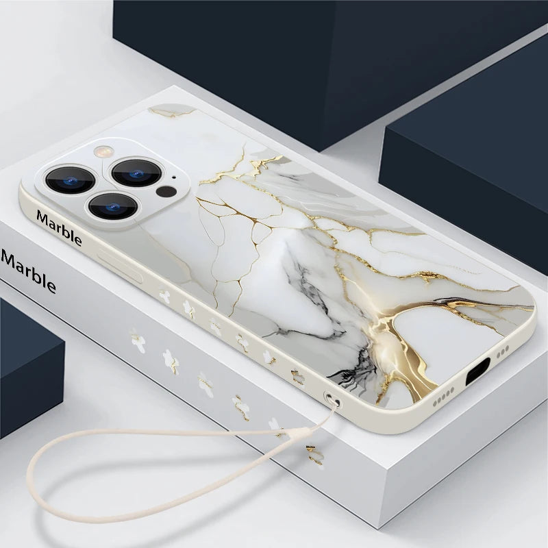 Apple iPhone Colorful Marble Case