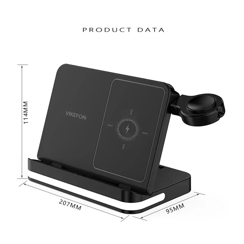 Apple & Samsung - 6 In 1 Wireless Charger Stand
