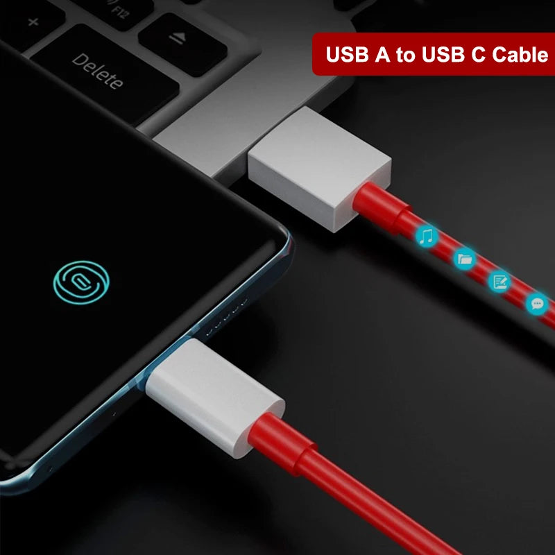 65W Super Fast Charger Cable For Apple & Android - USB to USB-C & USB-C to USB-C