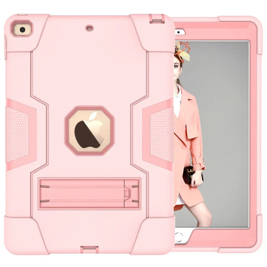 Apple iPad Armor Shockproof Kids Tablet Case with Stand