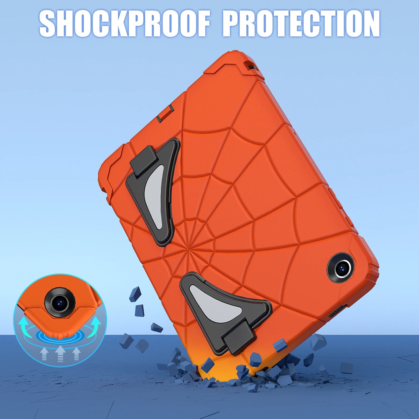 Samsung Galaxy Tab Case S10 S9 FE S8 S7 A9 Plus 11 inch A8 10.5 A7 Lite 8.7 Spider Man Armor Case