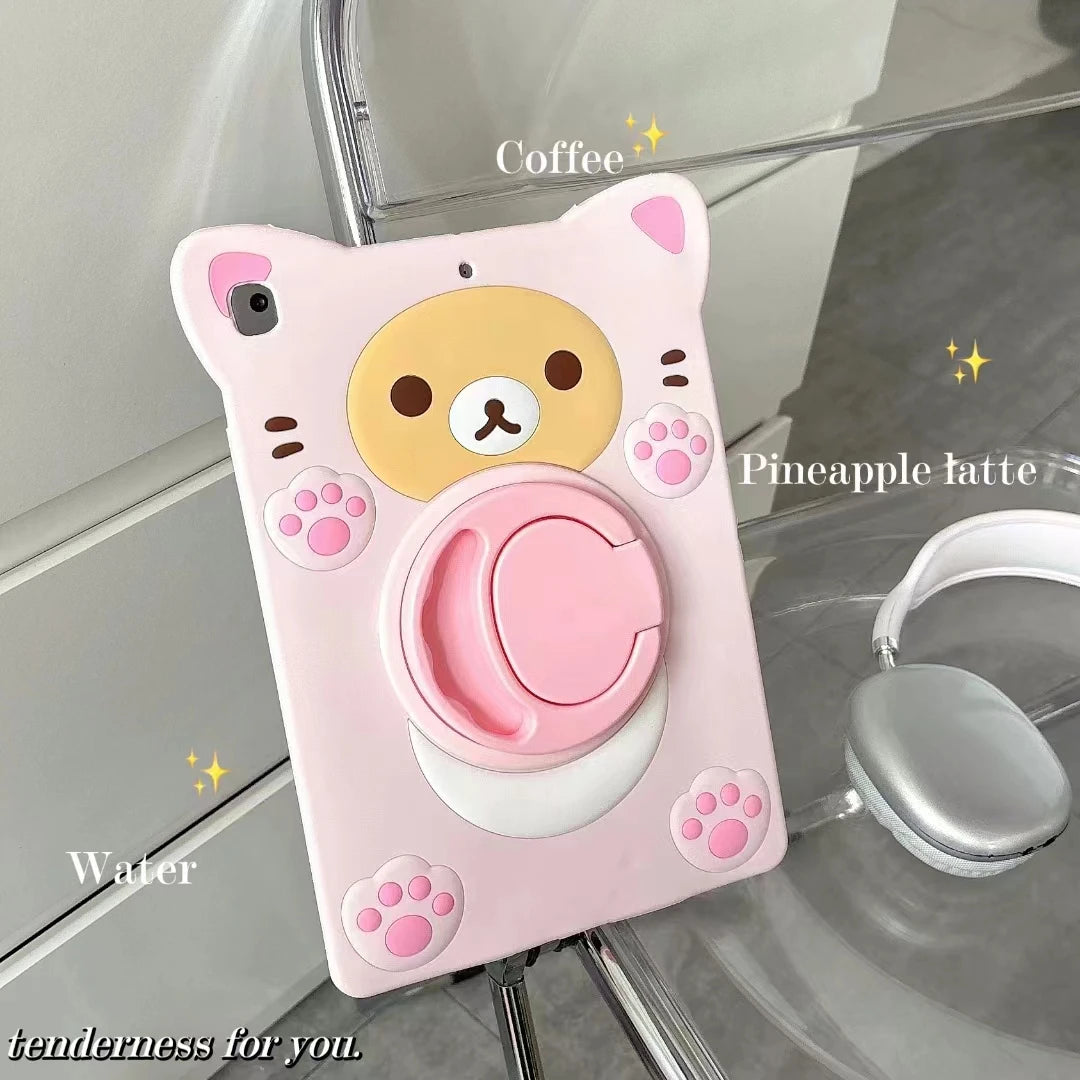 Apple iPad Kids Cartoon Silicone Case