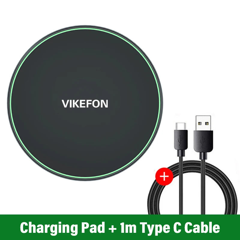 30W Wireless Fast Charging Docking Station - Apple & Android