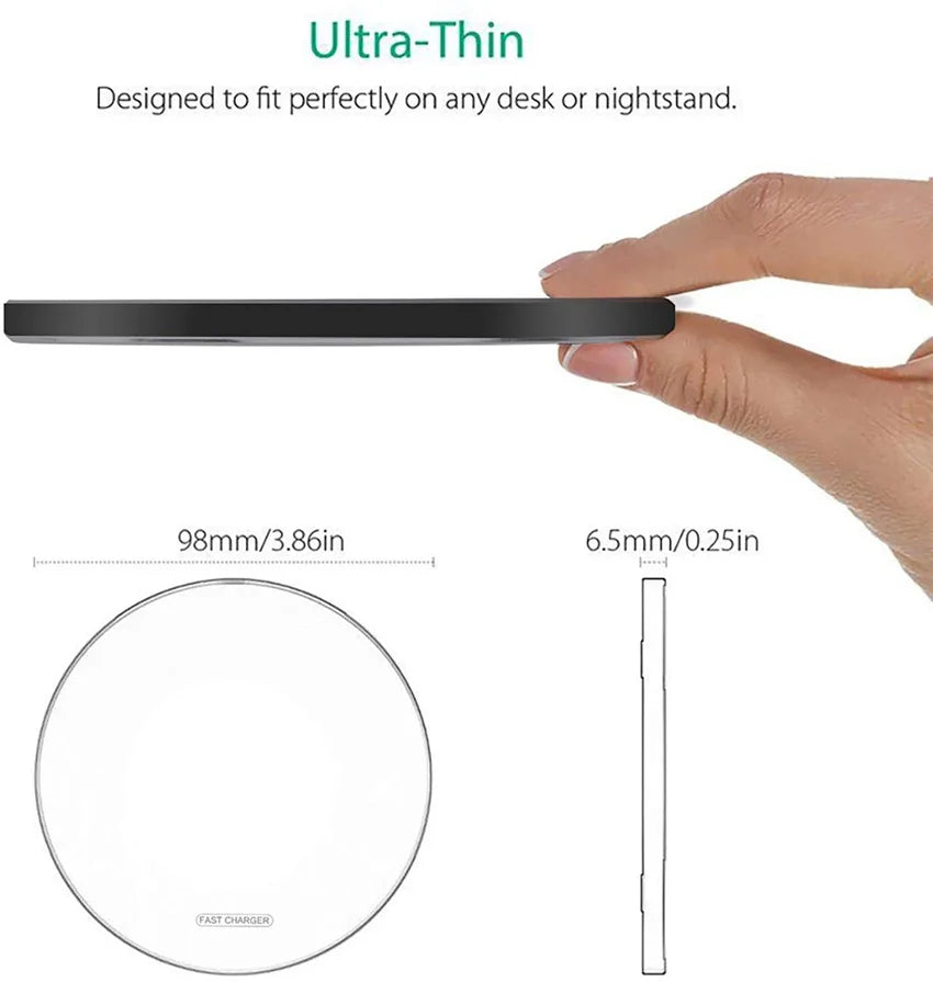 30W Wireless Fast Charging Docking Station - Apple & Android