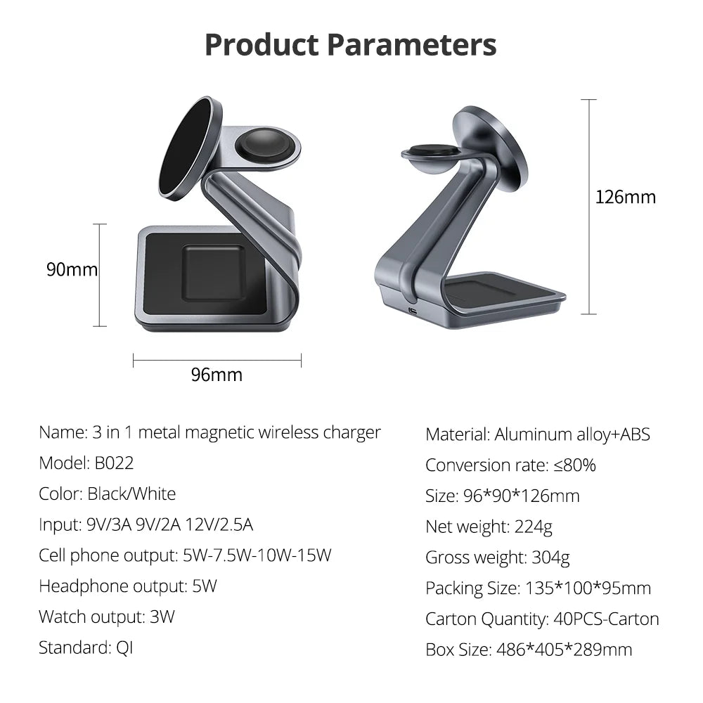 Samsung - 3 in 1 Wireless Charger Station