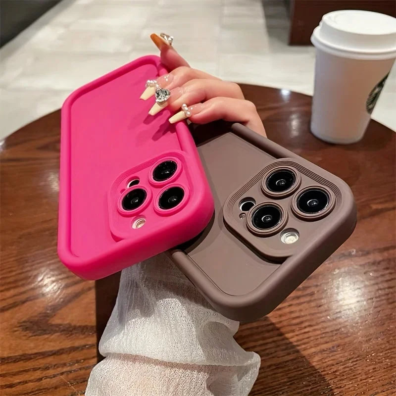 Apple iPhone Luxury Candy Color Silicone Phone Case