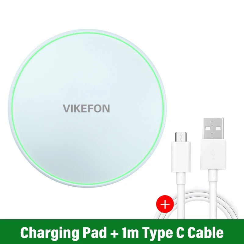 30W Wireless Fast Charging Docking Station - Apple & Android