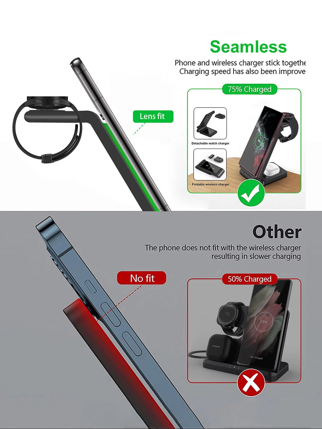 Samsung - 3 in 1 Wireless Charging Station