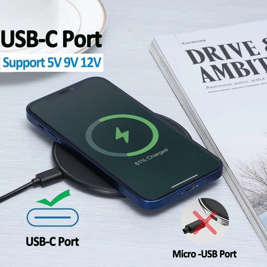 30W Wireless Fast Charging Docking Station - Apple & Android