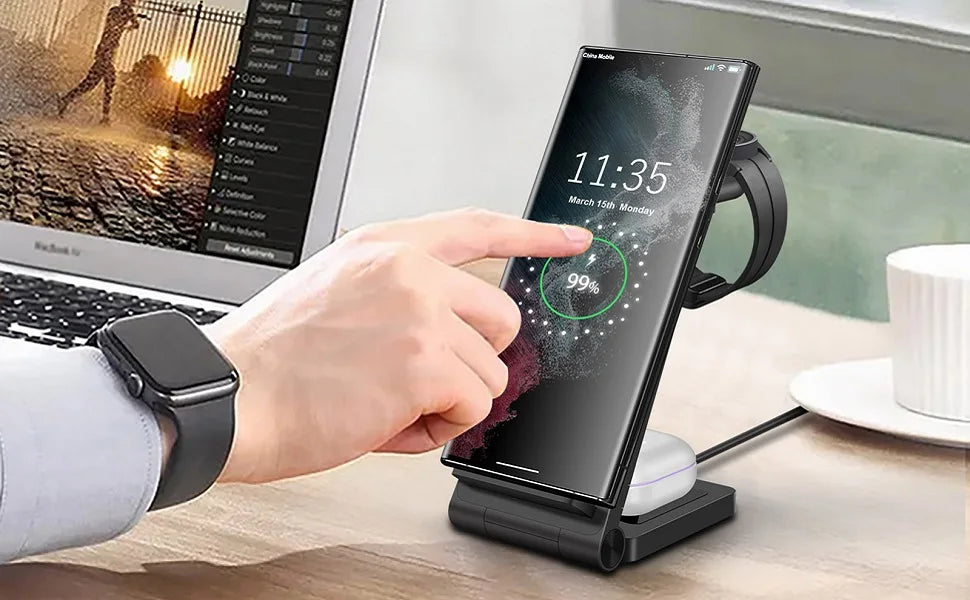 Samsung - 3 in 1 Wireless Charging Station