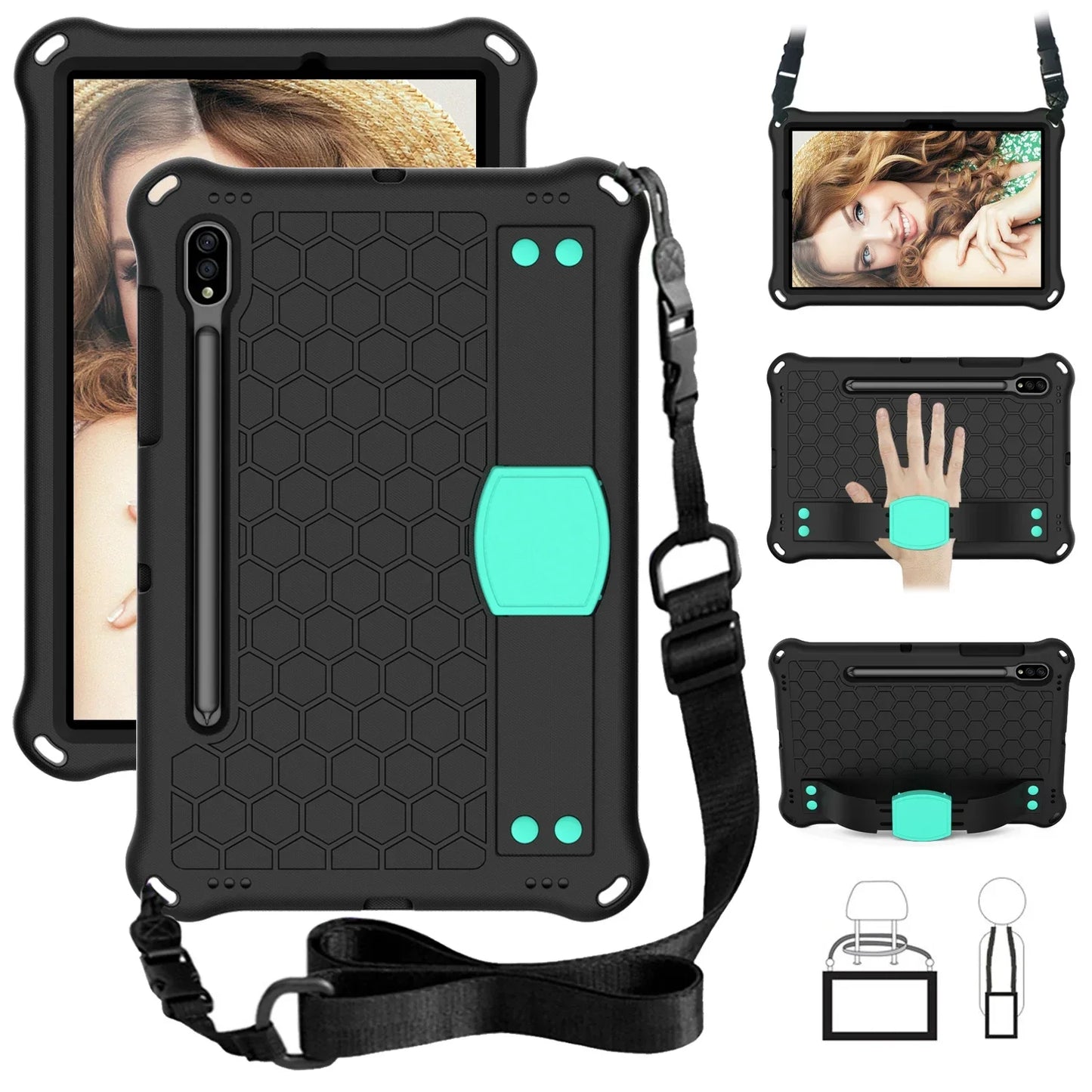 Samsung Galaxy Tablet Case - S10 FE S9 S8 S7
