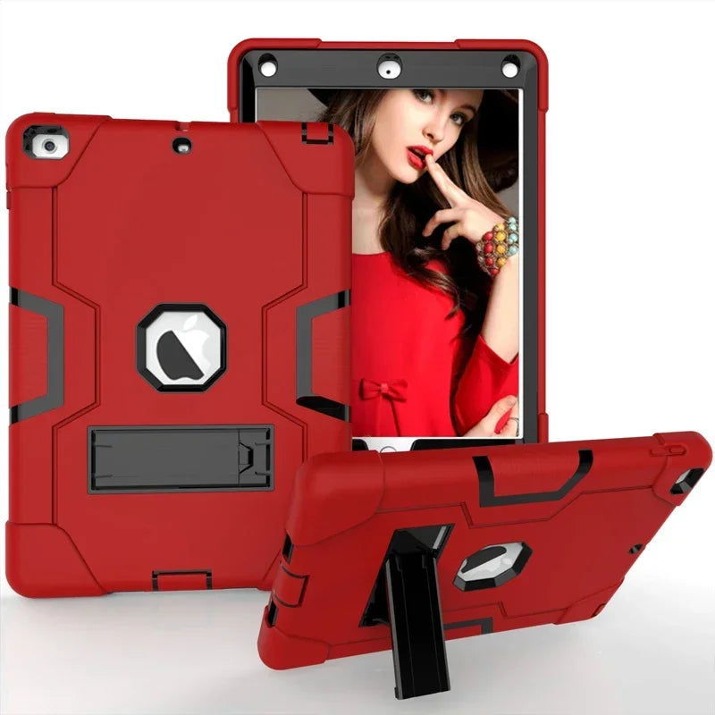 Apple iPad Armor Shockproof Kids Tablet Case with Stand