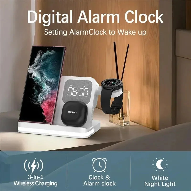 Apple & Samsung - 6 In 1 Wireless Charger Stand