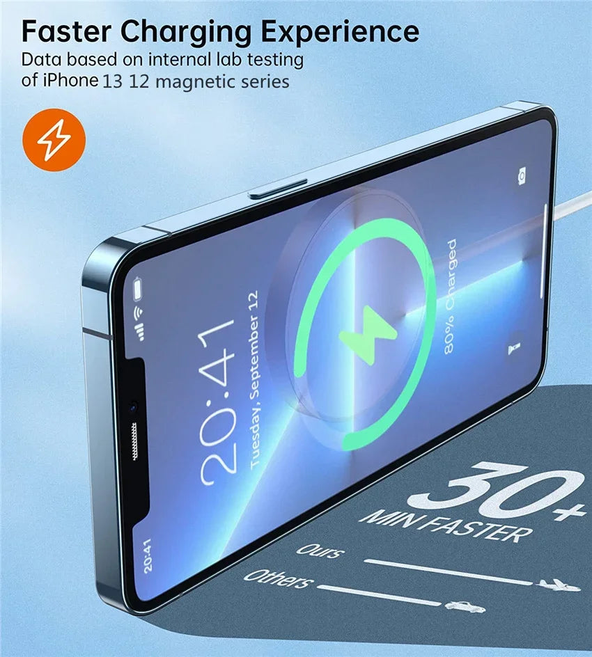 Apple iPhone Magnetic 30W Wireless Charger Fast Charging Pad Stand