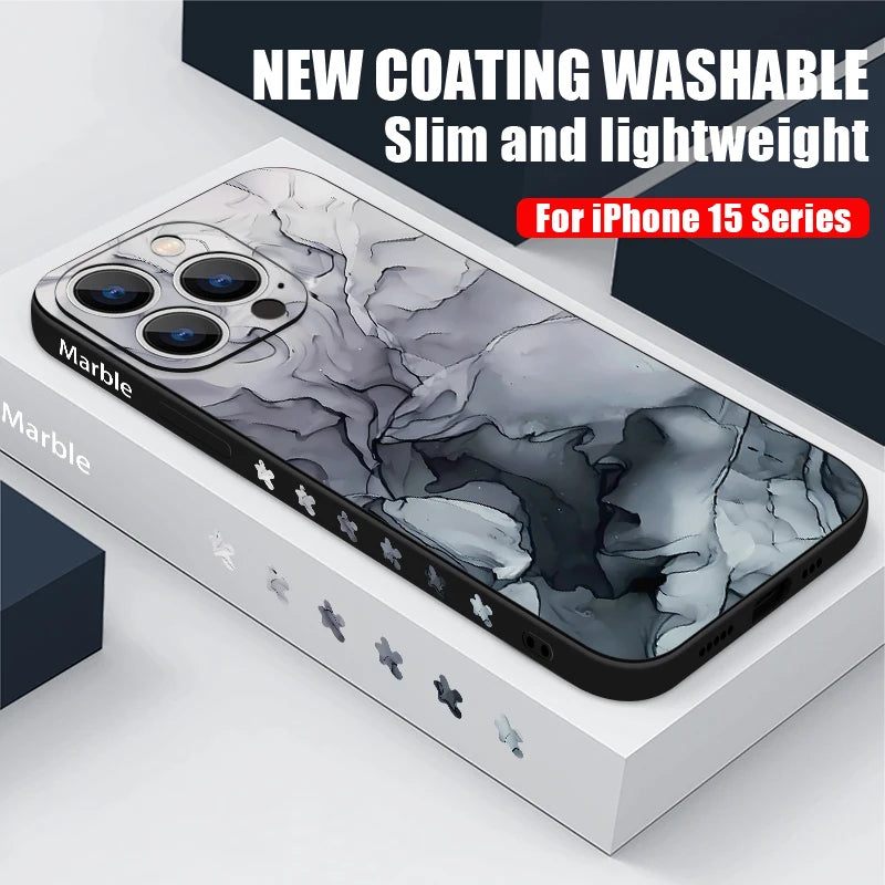 Apple iPhone Colorful Marble Case