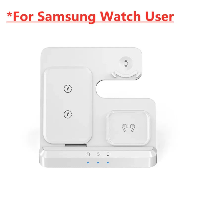 Apple & Samsung - 3 in 1 Wireless Charger Stand