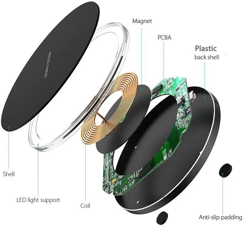 30W Wireless Fast Charging Docking Station - Apple & Android