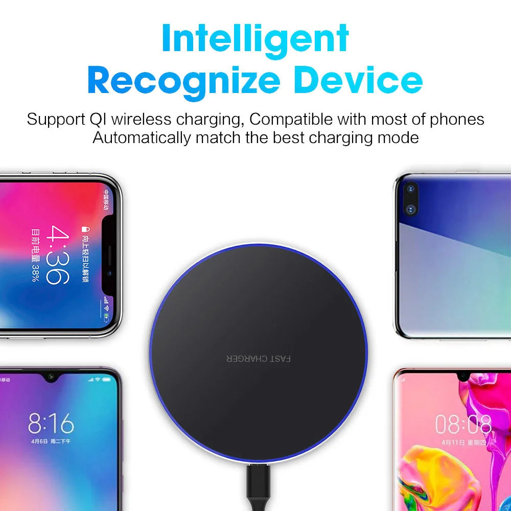 30W Wireless Fast Charging Docking Station - Apple & Android