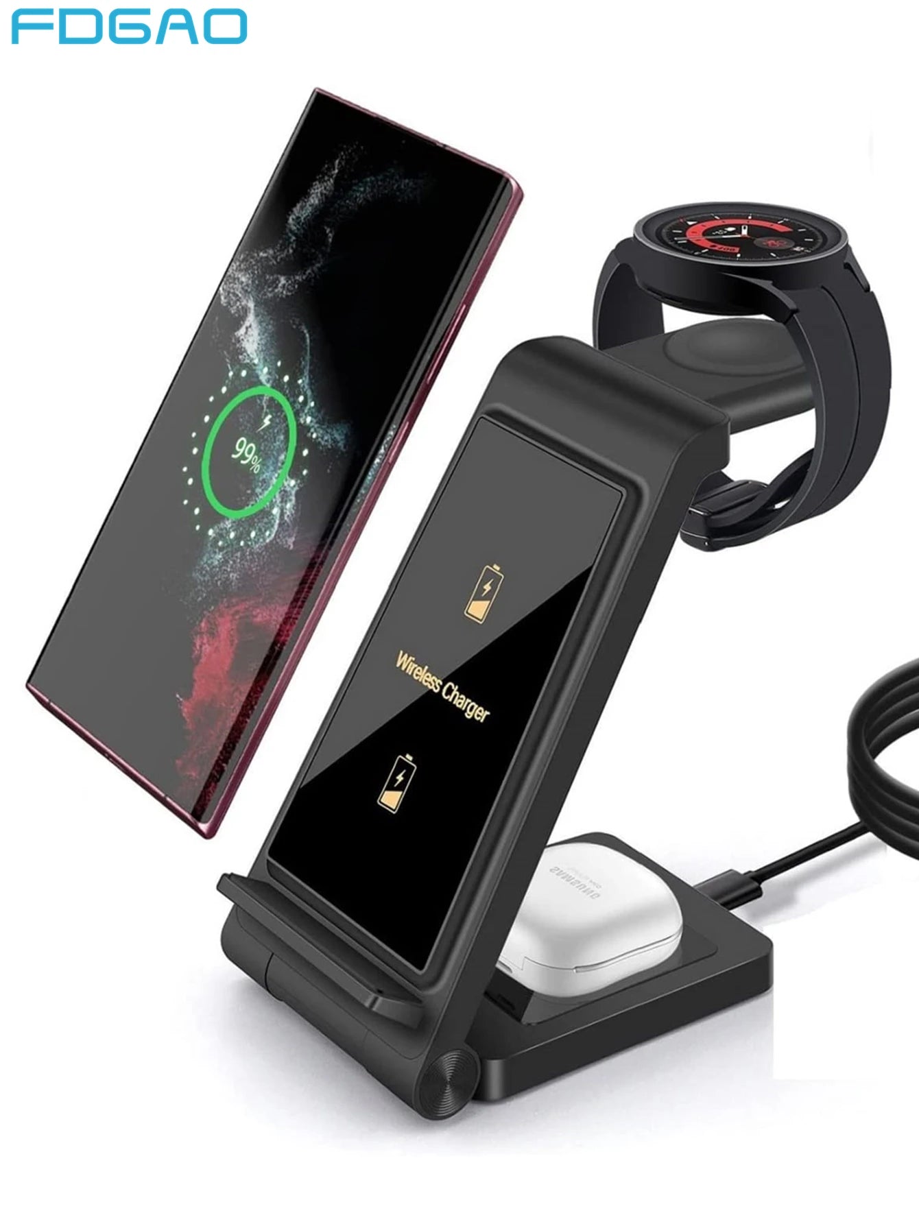 Samsung - 3 in 1 Wireless Charging Station