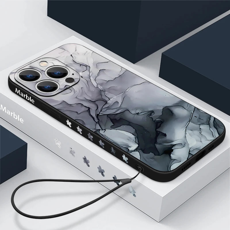 Apple iPhone Colorful Marble Case