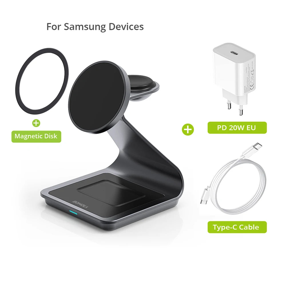Samsung - 3 in 1 Wireless Charger Station