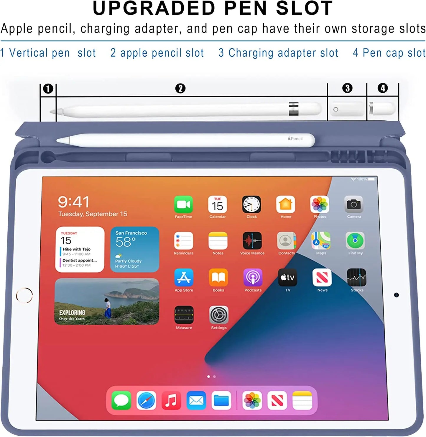 Apple iPad Smart Case with Pencil Holder