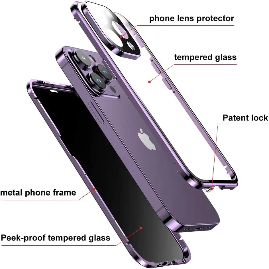 Apple iPhone 360° Full Protection Privacy Phone Case