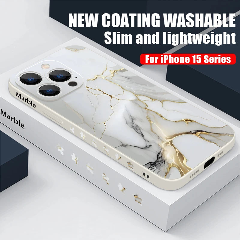 Apple iPhone Colorful Marble Case