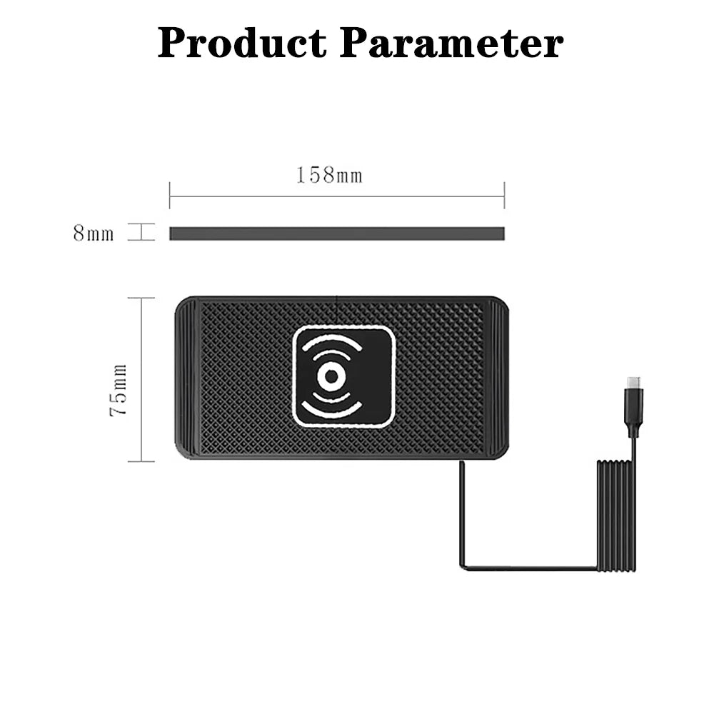 Apple & Andriod Universal Wireless Charger Non-Slip Pad