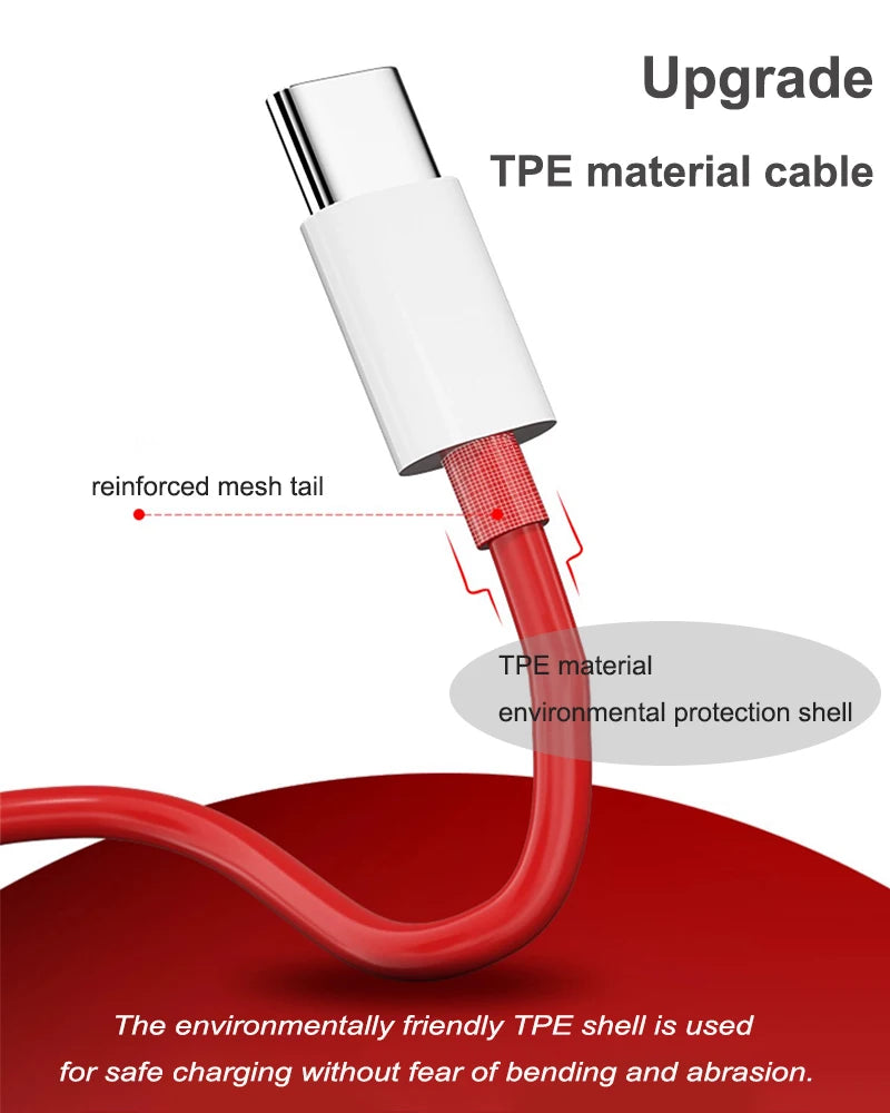 65W Super Fast Charger Cable For Apple & Android - USB to USB-C & USB-C to USB-C
