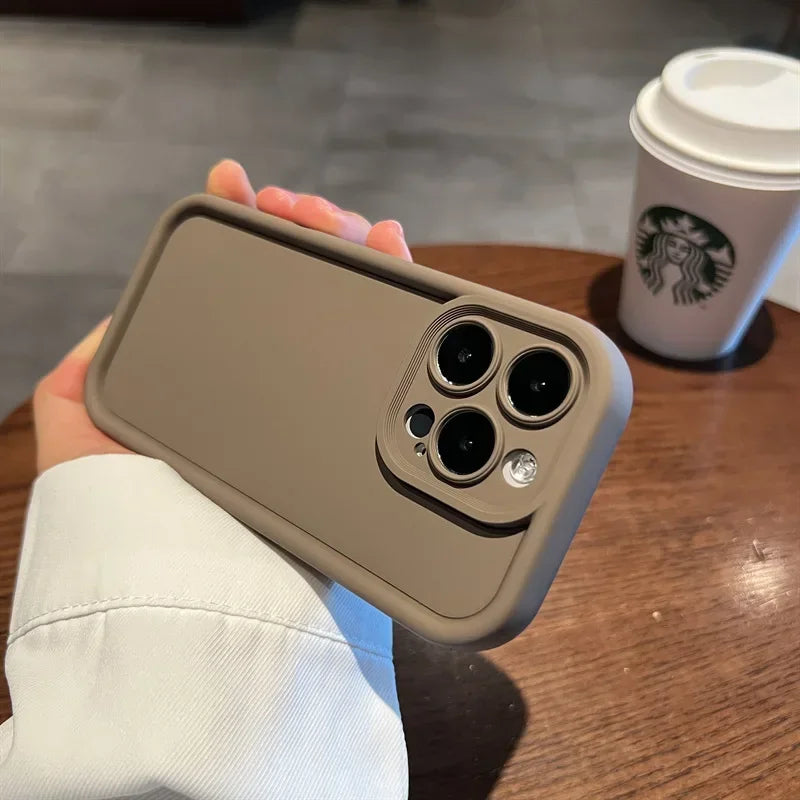Apple iPhone Luxury Candy Color Silicone Phone Case